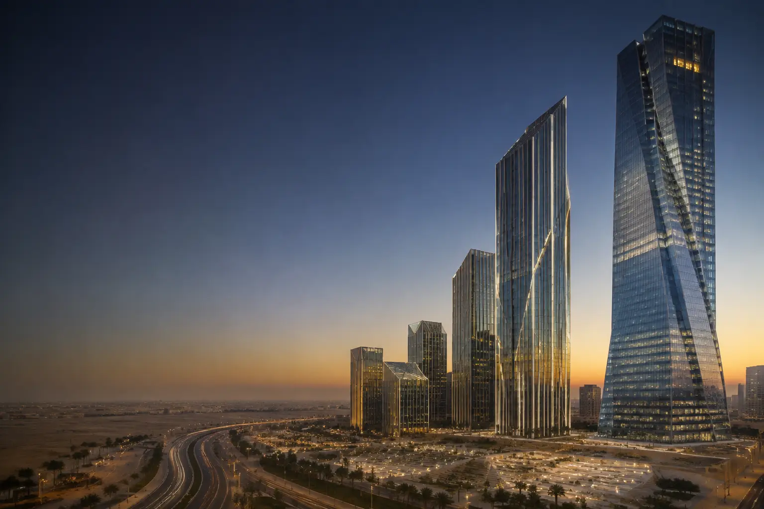 Contemporary Riyadh built environment in Saudi Arabia